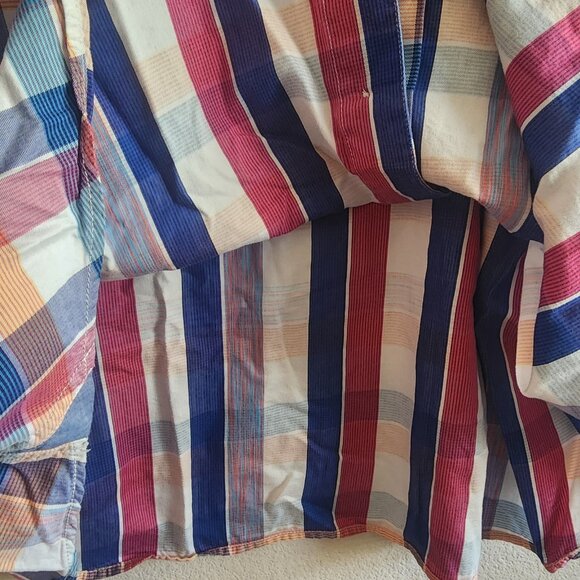 Tommy Bahama Shirt Mens 2XL Multicolor Plaid Button Up Long Sleeve Cotton Tencel - Picture 5 of 12